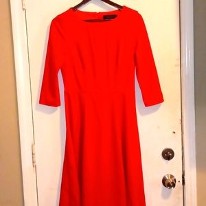 Red long sleeve dress SOLD